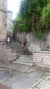 mountainbike tocht door Pergola